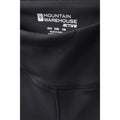 Black - Close up - Mountain Warehouse Womens-Ladies Bounce Legging Shorts