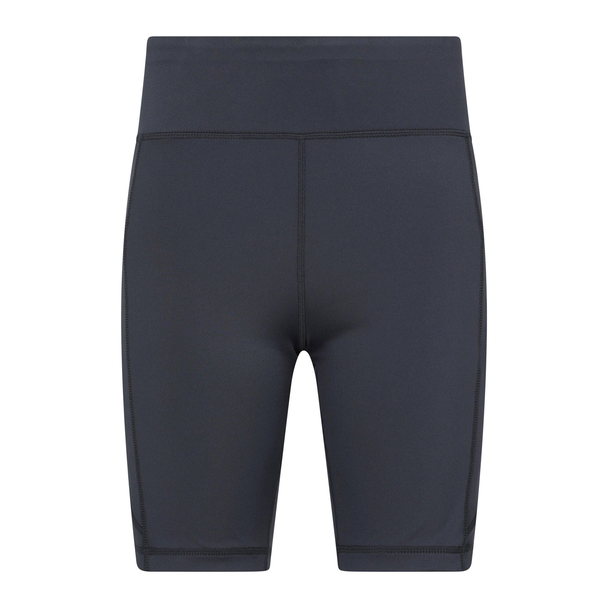 Jet Black - Front - Mountain Warehouse Womens-Ladies Bounce Legging Shorts