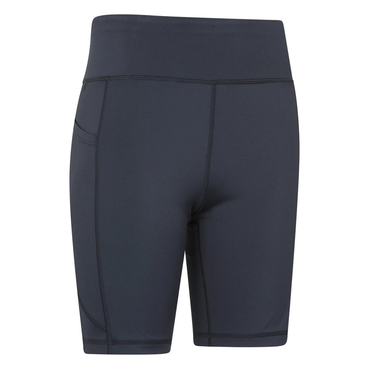 Jet Black - Side - Mountain Warehouse Womens-Ladies Bounce Legging Shorts