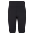 Black - Front - Mountain Warehouse Womens-Ladies Bounce Legging Shorts