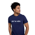 Navy - Front - Animal Mens Classico Logo Organic T-Shirt