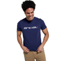 Navy - Side - Animal Mens Classico Logo Organic T-Shirt