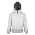 Medium Grey - Front - Mountain Warehouse Childrens-Kids Nevis Faux Fur Lined Hoodie