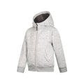 Medium Grey - Lifestyle - Mountain Warehouse Childrens-Kids Nevis Faux Fur Lined Hoodie