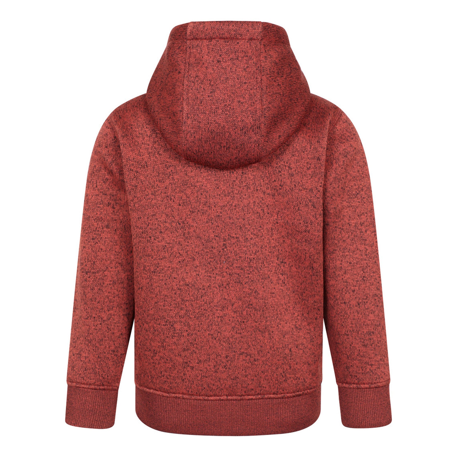 Rust - Back - Mountain Warehouse Childrens-Kids Nevis Faux Fur Lined Hoodie