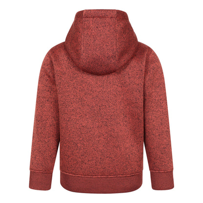 Rust - Back - Mountain Warehouse Childrens-Kids Nevis Faux Fur Lined Hoodie