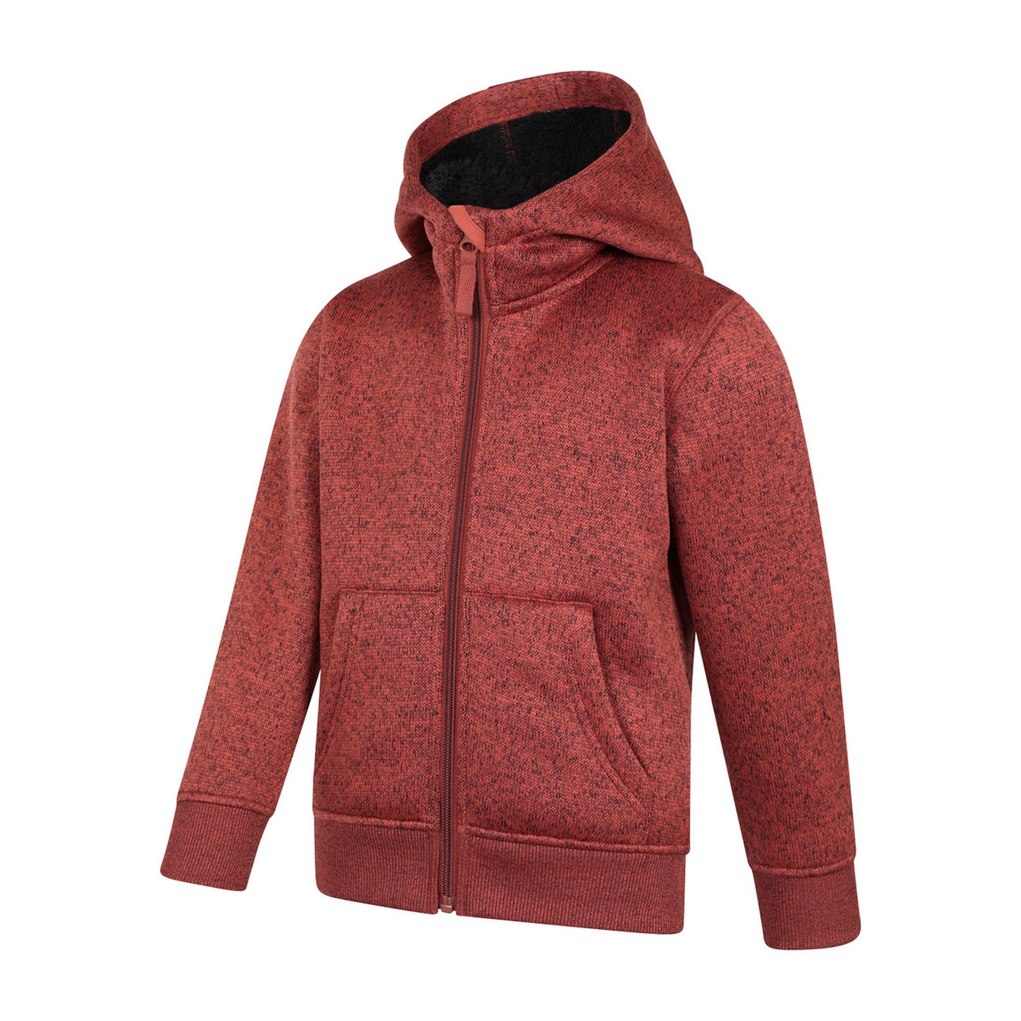 Rust - Lifestyle - Mountain Warehouse Childrens-Kids Nevis Faux Fur Lined Hoodie