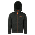 Green - Front - Mountain Warehouse Childrens-Kids Nevis Faux Fur Lined Hoodie