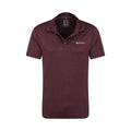 Grey - Front - Mountain Warehouse Mens Deuce IsoCool Polo Shirt