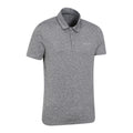 Grey - Side - Mountain Warehouse Mens Deuce IsoCool Polo Shirt