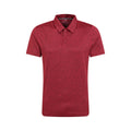 Active Red - Front - Mountain Warehouse Mens Deuce IsoCool Polo Shirt