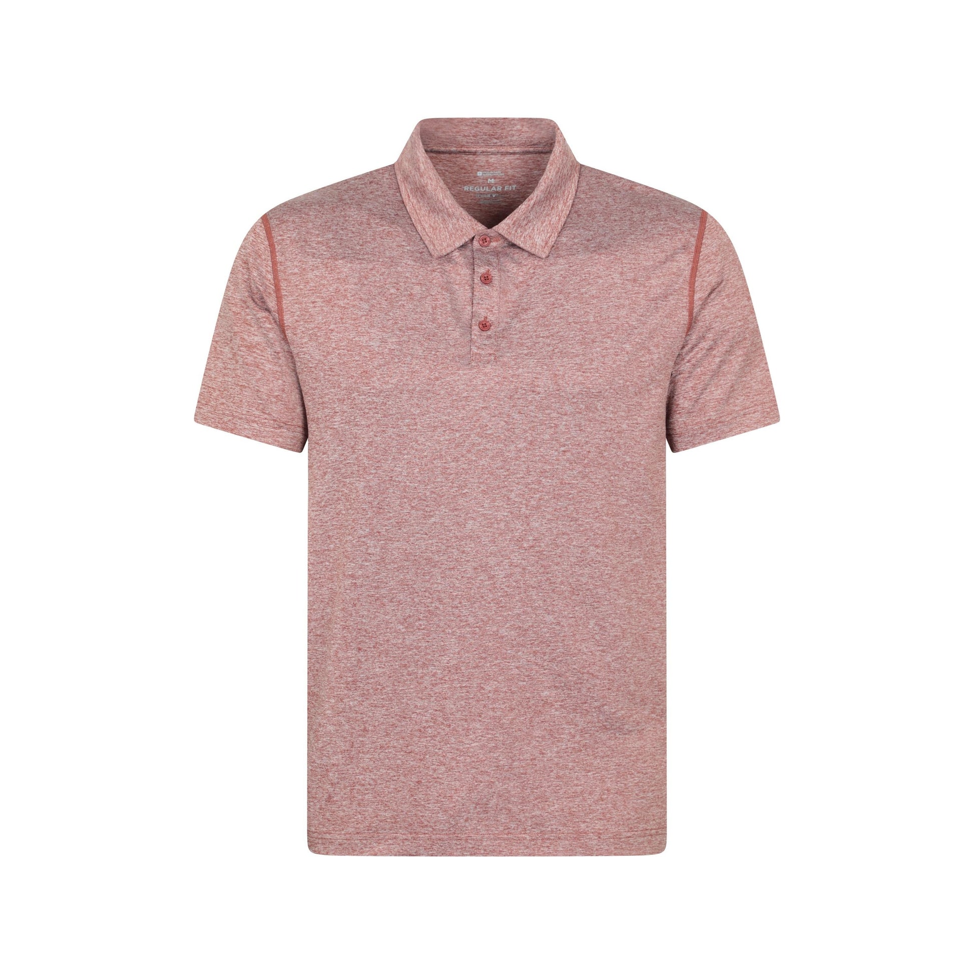Rust - Front - Mountain Warehouse Mens Deuce IsoCool Polo Shirt