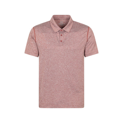 Rust - Front - Mountain Warehouse Mens Deuce IsoCool Polo Shirt