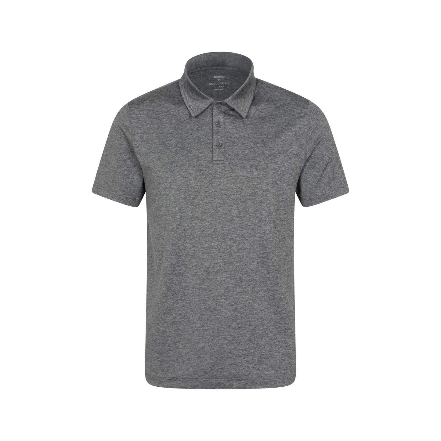 Charcoal - Front - Mountain Warehouse Mens Deuce IsoCool Polo Shirt