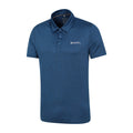 Dusky Wine - Front - Mountain Warehouse Mens Deuce IsoCool Polo Shirt