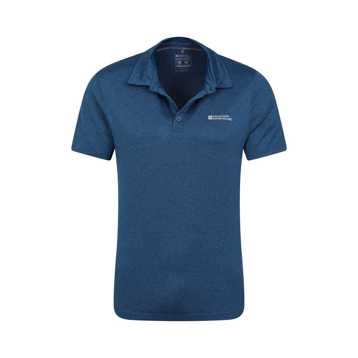 Dark Blue - Lifestyle - Mountain Warehouse Mens Deuce IsoCool Polo Shirt