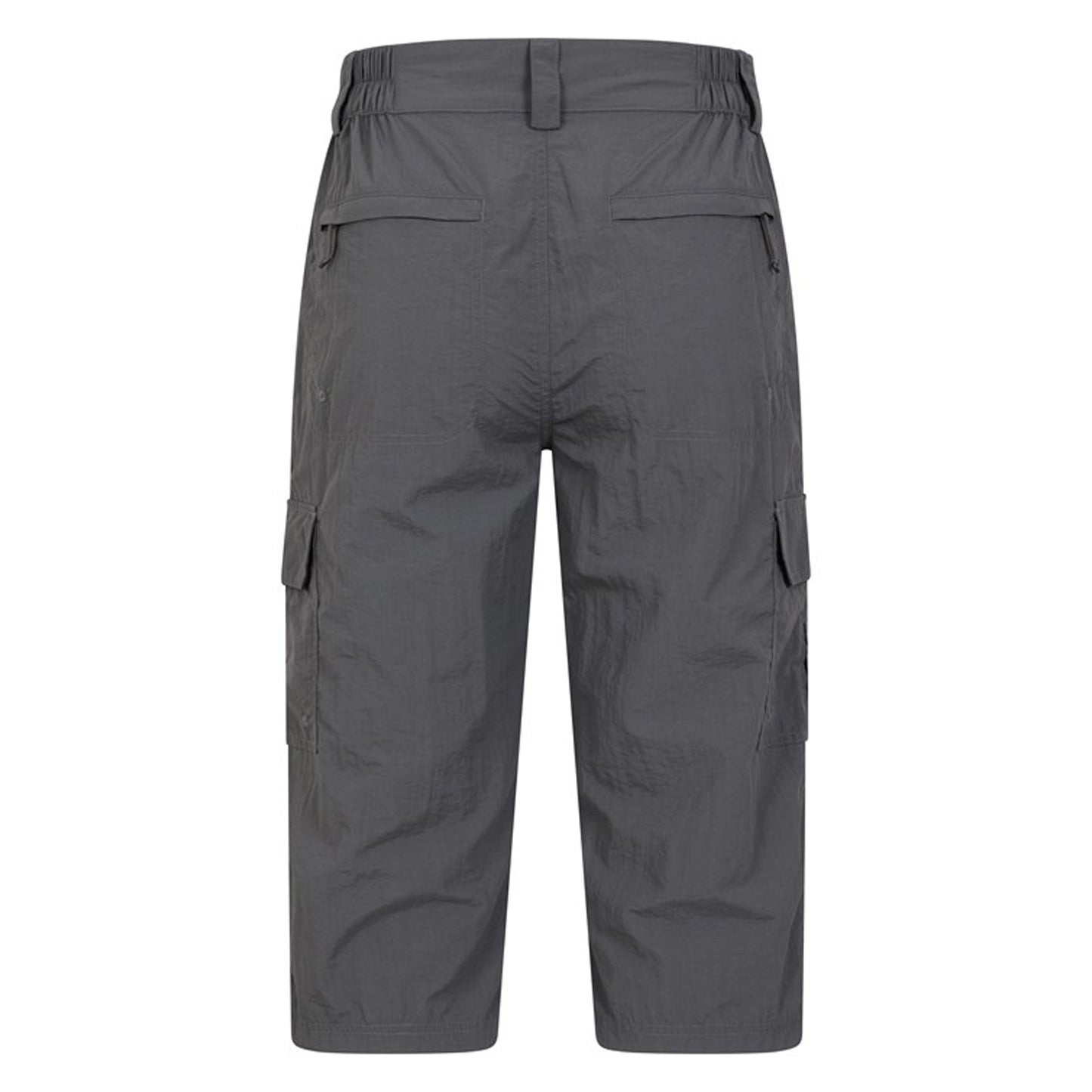 Grey - Side - Mountain Warehouse Mens Explore 3-4 Shorts