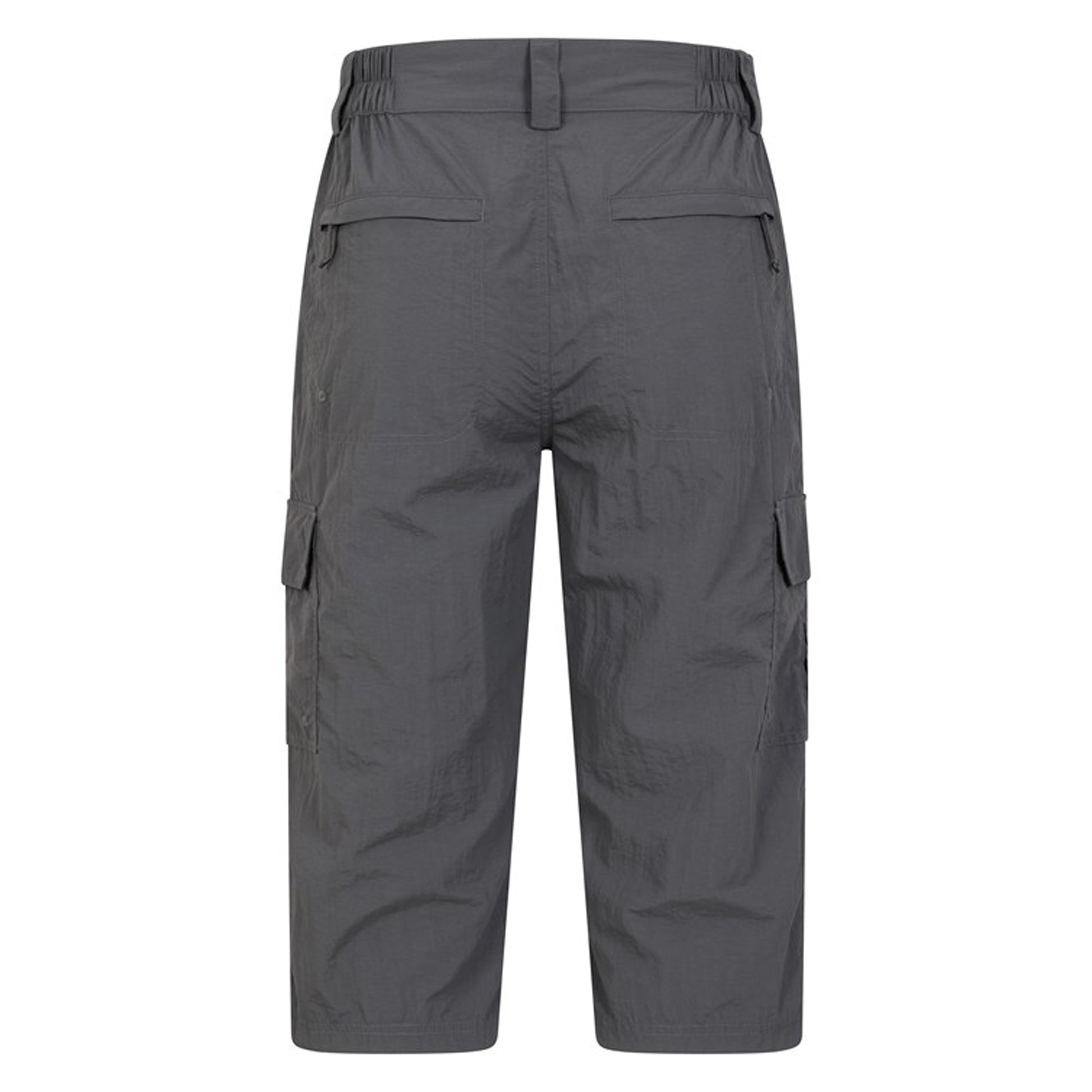 Grey - Side - Mountain Warehouse Mens Explore 3-4 Shorts