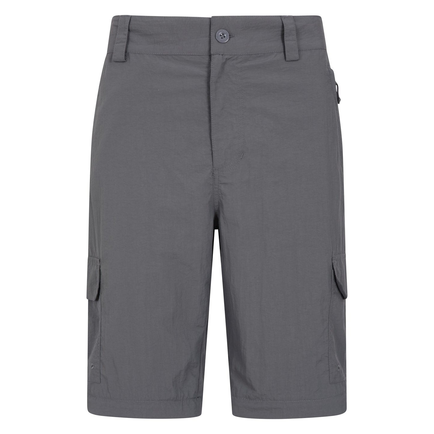 Grey - Pack Shot - Mountain Warehouse Mens Explore Convertible Trousers