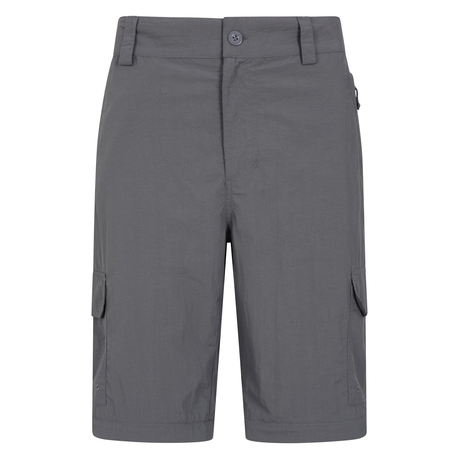 Grey - Pack Shot - Mountain Warehouse Mens Explore Convertible Trousers