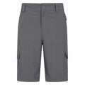 Grey - Pack Shot - Mountain Warehouse Mens Explore Convertible Trousers