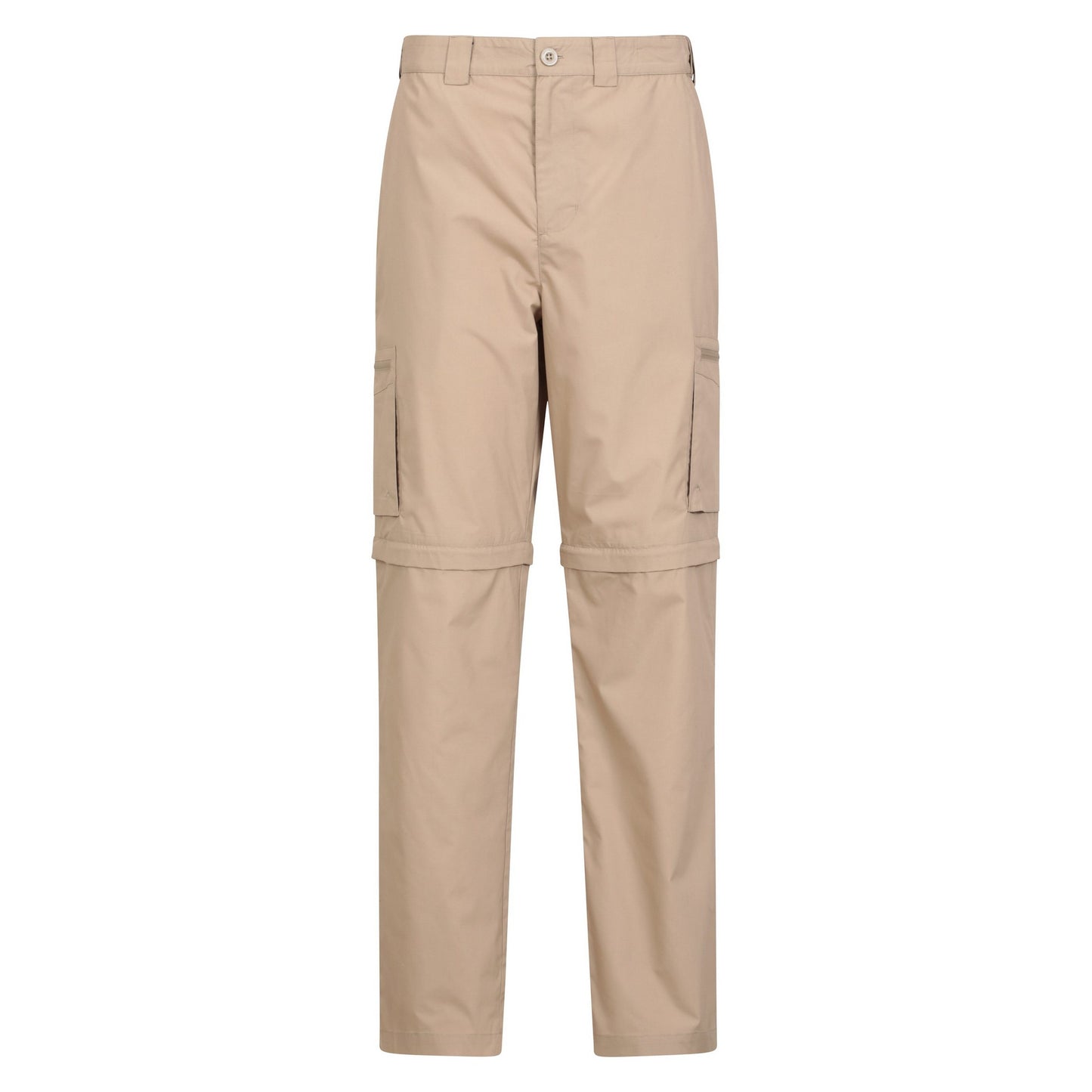 Beige - Front - Mountain Warehouse Mens Explore Convertible Trousers
