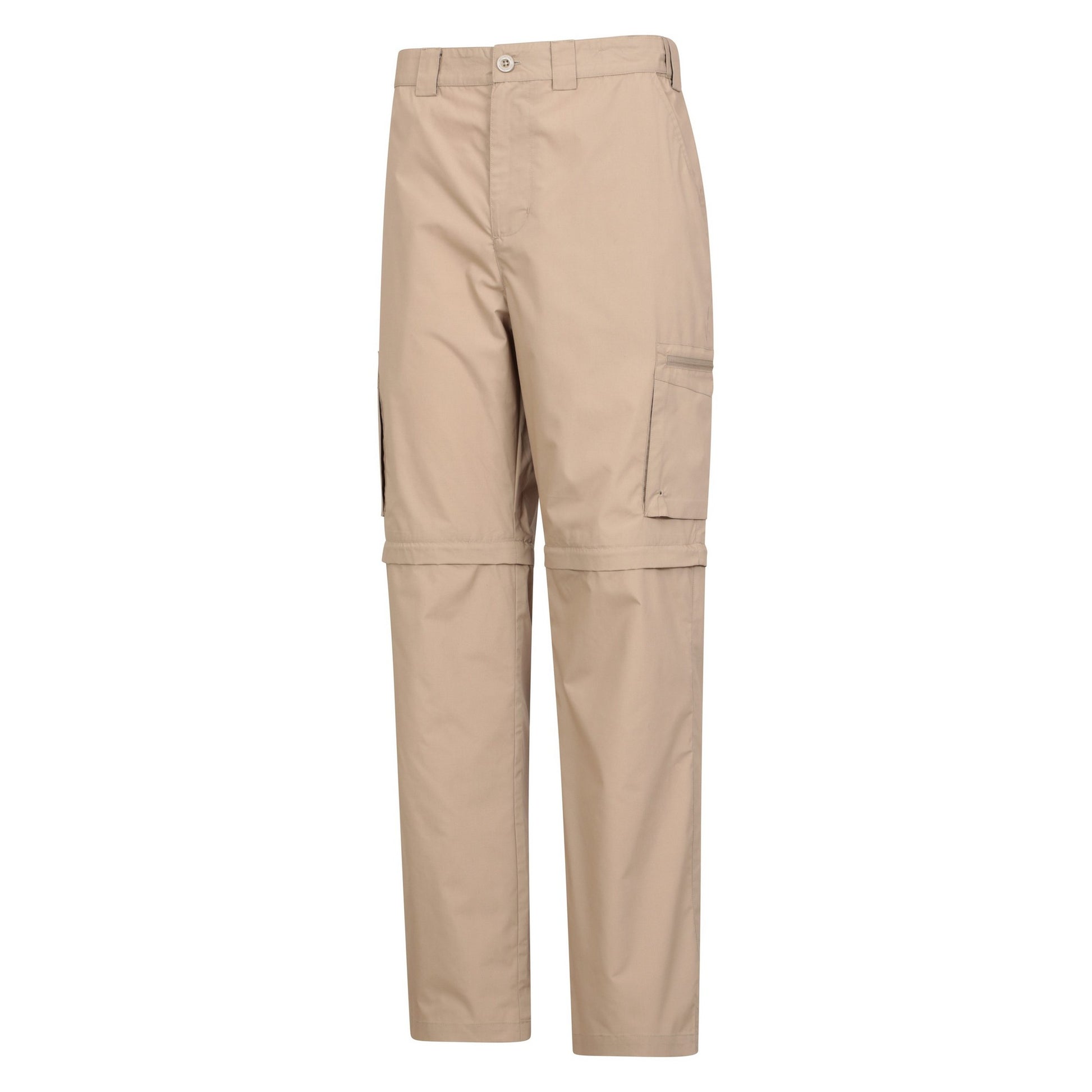 Beige - Lifestyle - Mountain Warehouse Mens Explore Convertible Trousers
