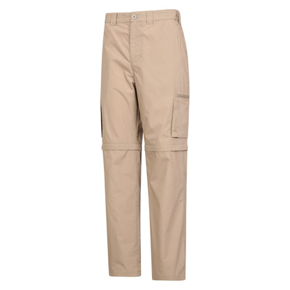 Beige - Lifestyle - Mountain Warehouse Mens Explore Convertible Trousers