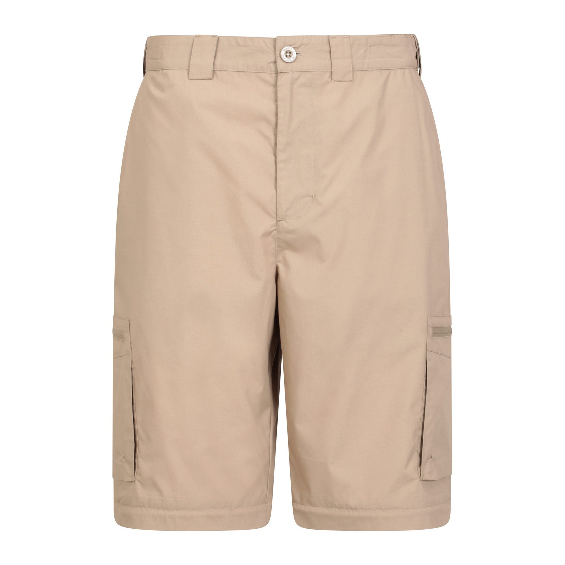 Beige - Pack Shot - Mountain Warehouse Mens Explore Convertible Trousers