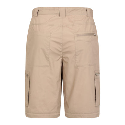 Beige - Close up - Mountain Warehouse Mens Explore Convertible Trousers