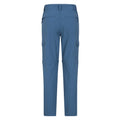 Blue - Back - Mountain Warehouse Mens Explore Convertible Trousers