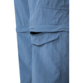 Blue - Pack Shot - Mountain Warehouse Mens Explore Convertible Trousers