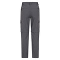 Grey - Front - Mountain Warehouse Mens Explore Convertible Trousers