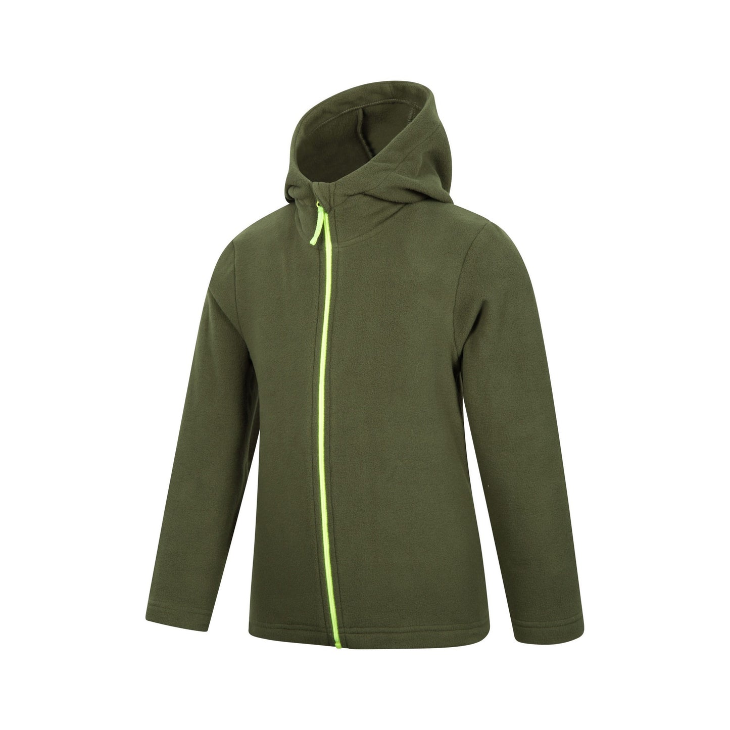 Khaki Green - Lifestyle - Mountain Warehouse Childrens-Kids Camber Full Zip Hoodie