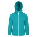 Teal - Front - Mountain Warehouse Childrens-Kids Camber Full Zip Hoodie