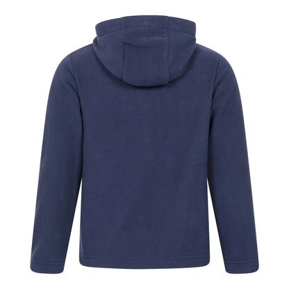 Dark Blue - Back - Mountain Warehouse Childrens-Kids Camber Full Zip Hoodie