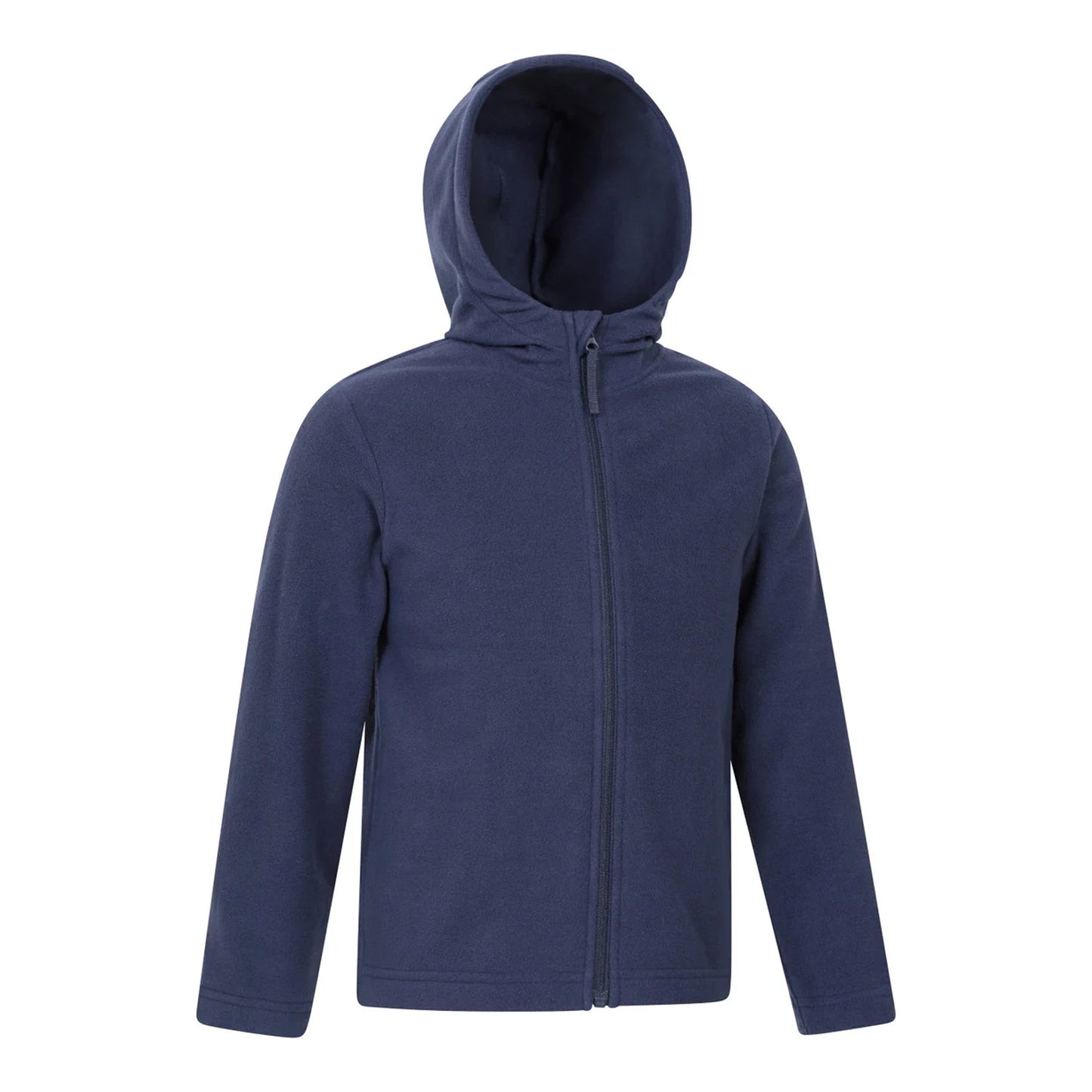 Dark Blue - Side - Mountain Warehouse Childrens-Kids Camber Full Zip Hoodie