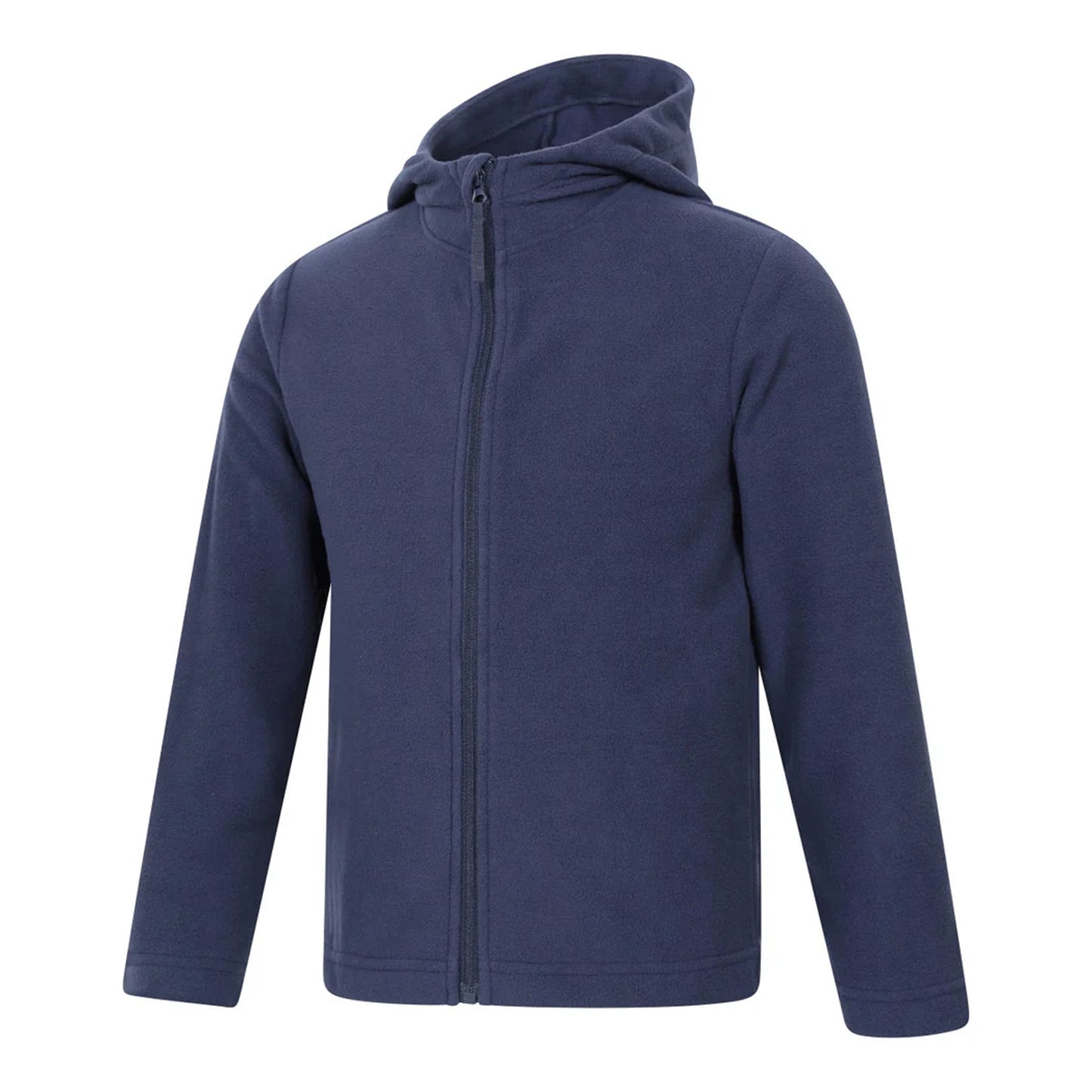 Dark Blue - Lifestyle - Mountain Warehouse Childrens-Kids Camber Full Zip Hoodie