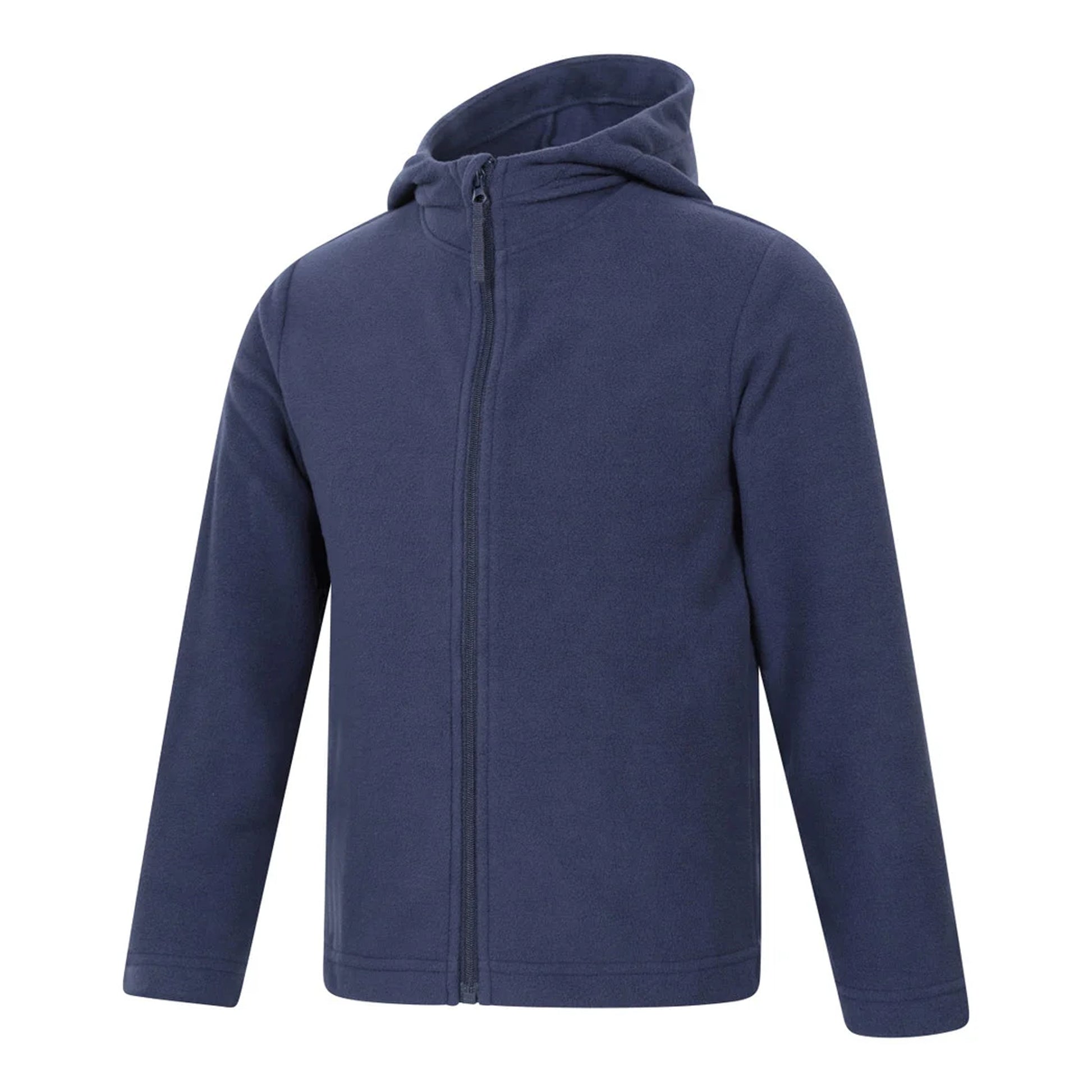 Dark Blue - Lifestyle - Mountain Warehouse Childrens-Kids Camber Full Zip Hoodie