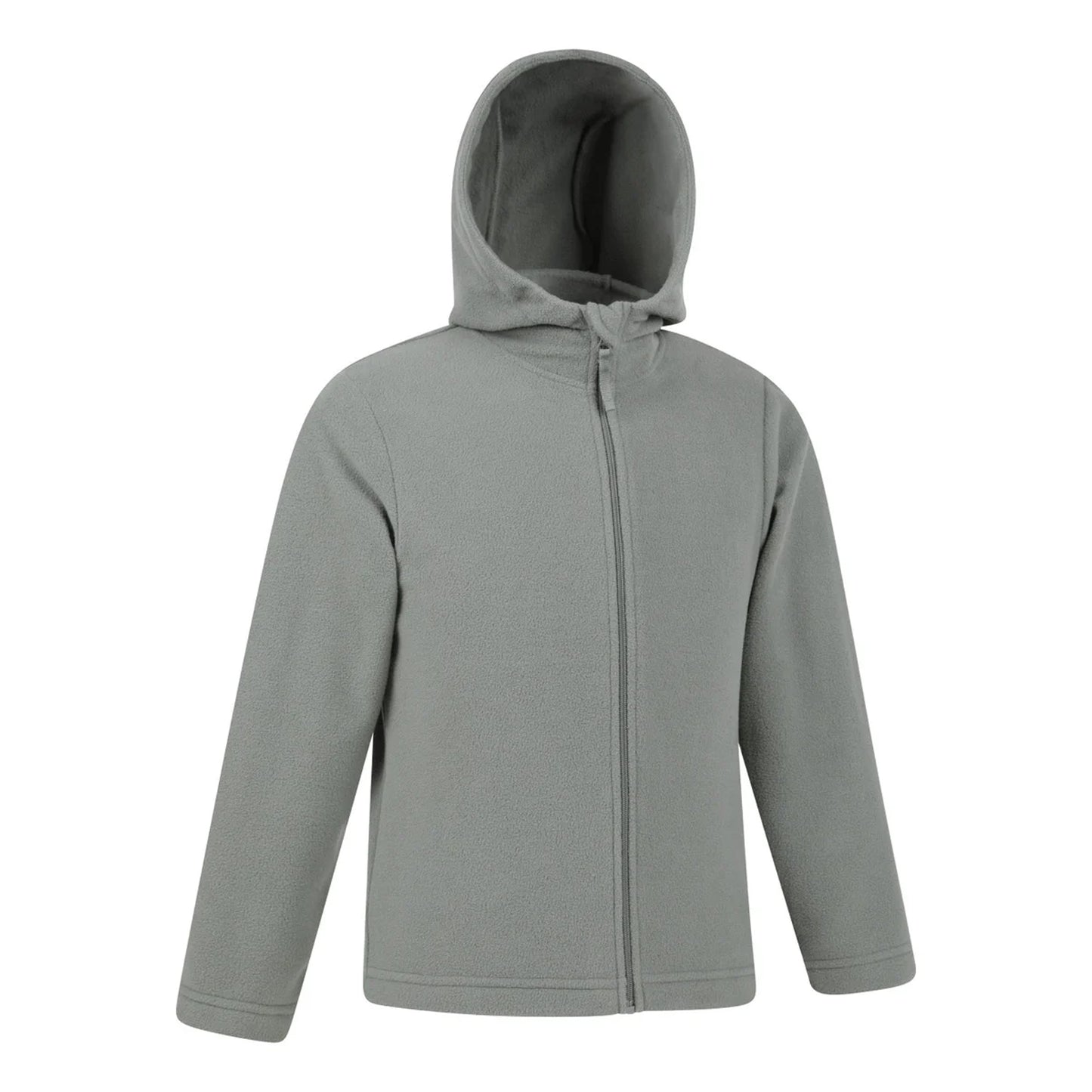 Light Khaki - Side - Mountain Warehouse Childrens-Kids Camber Full Zip Hoodie