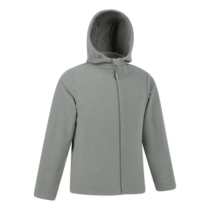 Light Khaki - Side - Mountain Warehouse Childrens-Kids Camber Full Zip Hoodie