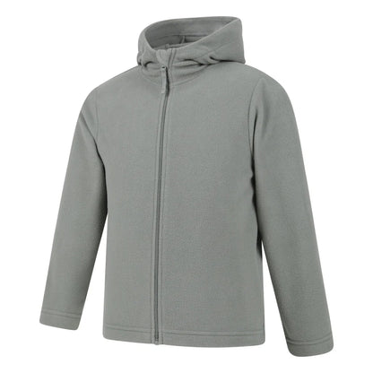Light Khaki - Lifestyle - Mountain Warehouse Childrens-Kids Camber Full Zip Hoodie