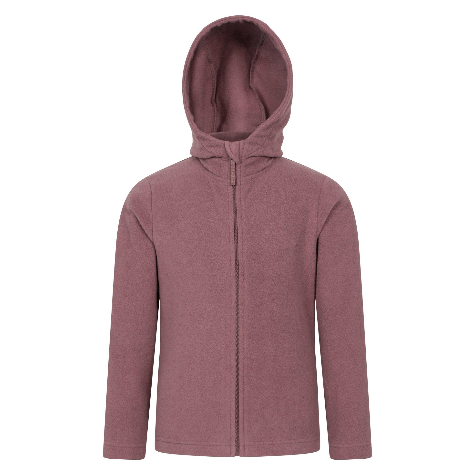 Purple - Front - Mountain Warehouse Childrens-Kids Camber Full Zip Hoodie