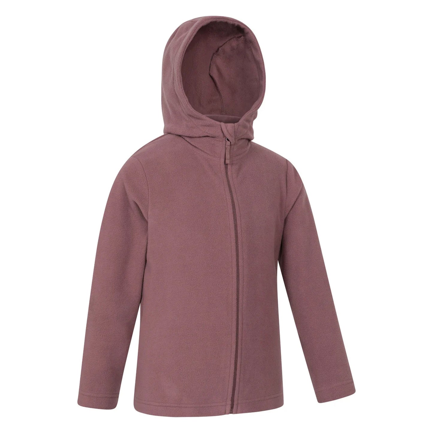 Purple - Side - Mountain Warehouse Childrens-Kids Camber Full Zip Hoodie
