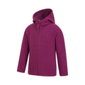 Berry - Lifestyle - Mountain Warehouse Childrens-Kids Camber Full Zip Hoodie