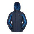 Navy - Front - Mountain Warehouse Childrens-Kids Samson II Waterproof Jacket