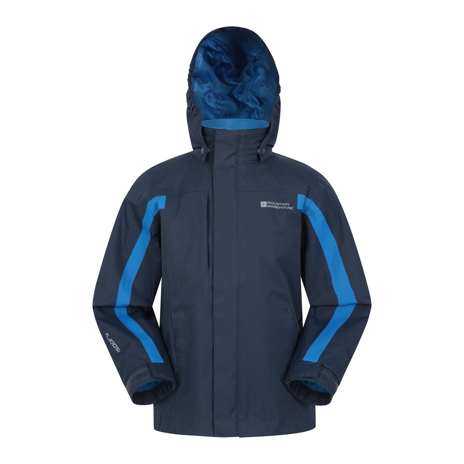 Navy - Front - Mountain Warehouse Childrens-Kids Samson II Waterproof Jacket