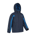 Navy - Side - Mountain Warehouse Childrens-Kids Samson II Waterproof Jacket