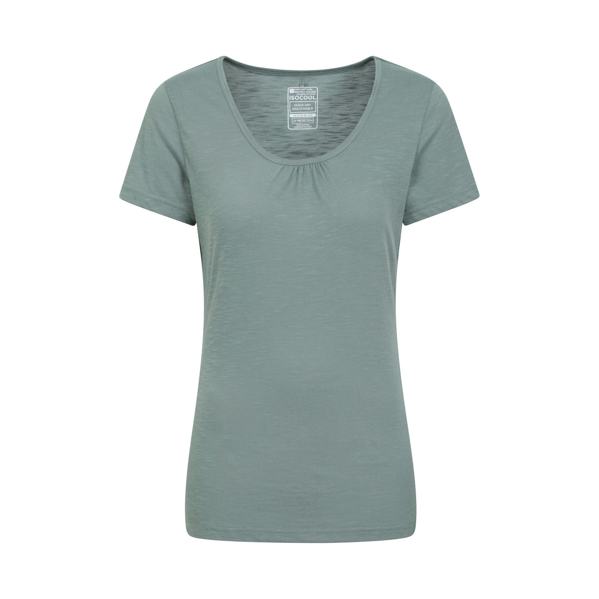 Khaki Green - Front - Mountain Warehouse Womens-Ladies Agra Quick Dry T-Shirt