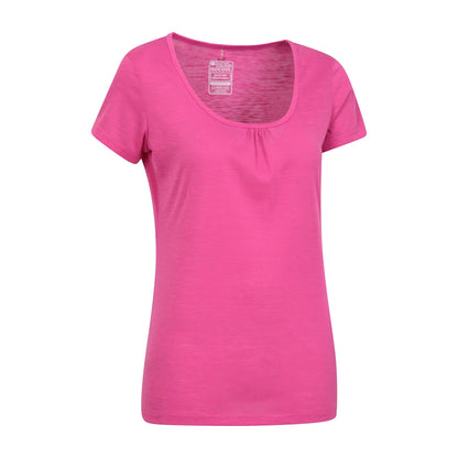 Bright Pink - Front - Mountain Warehouse Womens-Ladies Agra Quick Dry T-Shirt